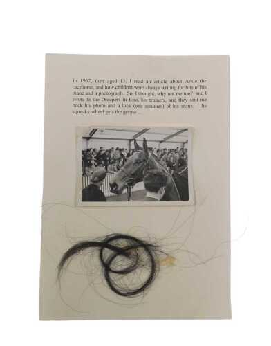 Equine horse racing Cheltenham Gold Cup and Steeple Chase historical interest. A typed letter...