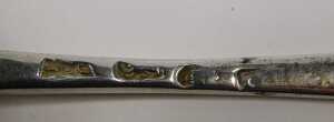 Various George III and other silver spoons, preserve spoon, teaspoons, etc., various dates and... - 2