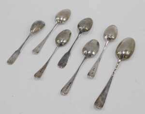 Various George III and other silver spoons, preserve spoon, teaspoons, etc., various dates and... - 5