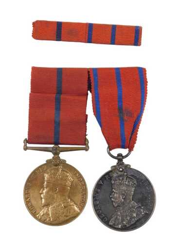 Metropolitan Police medals, consisting of a Coronation of His Majesty King Edward VII in 1902...