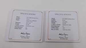 Various commemorative and other proof coins, a Queen Elizabeth and Prince Philip silver proof... - 4