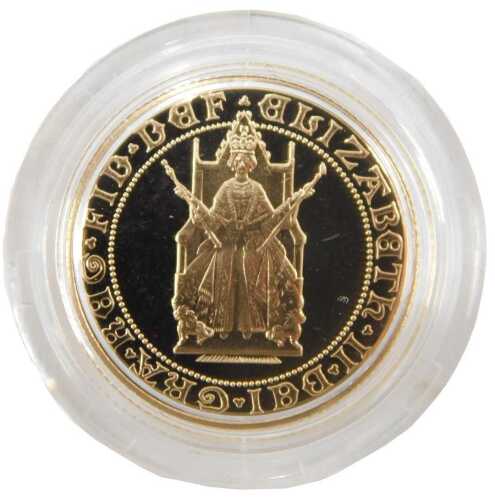 An Elizabeth II proof full gold sovereign, dated 1989.