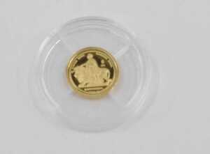 A 14ct gold Great British Gold Replicas proof coin Queen Victoria, and a further Fifty Years... - 2