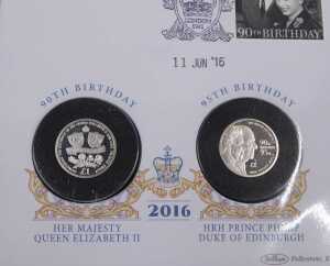 A Queen Elizabeth II and Prince Philip silver proof pair coin cover, and silver coin collection... - 3