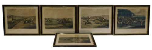 After Alken and Bentley. Grand Leicestershire Steeple Plate, Going the Pace, and others,...