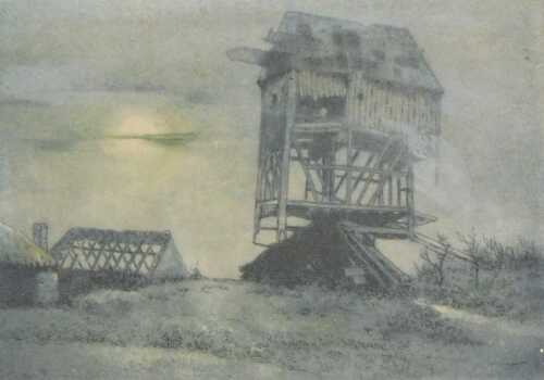 Marcel Angus (20thC School). Marlin Hay Bank, etching, signed and titled in pencil to margin,...