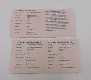 Three other gold plated commemorative coins. (3) - 4