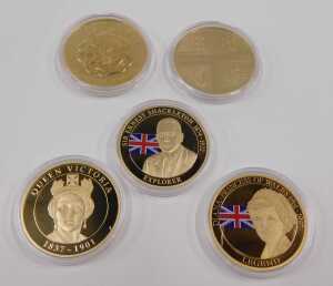 Various medallions and coins, to include Richard I, William Shakespeare, Kings and Queens of the... - 2