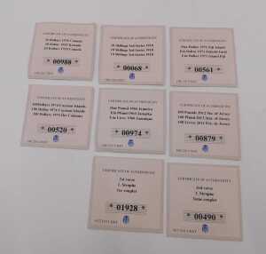 Various medallion coins, Queen Elizabeth II denomination coins, to include one hundred pound... - 3