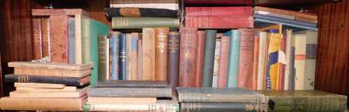 Various books, Reading at Eventide, The Little Locksmith, The Sheltering Vine, various fiction...