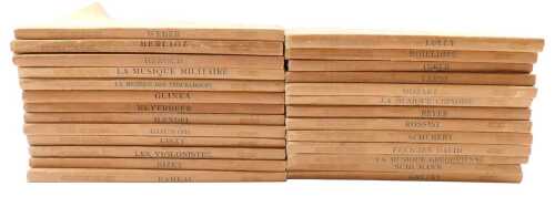 Various periodicals, classical musicians, Schubert Ressine, other Les Musiciens Celebres...