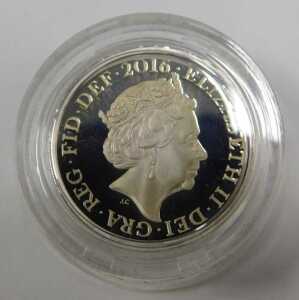 Coins. The Last Round Pound, sterling silver proof, in outer case, box, outer packaging with... - 3