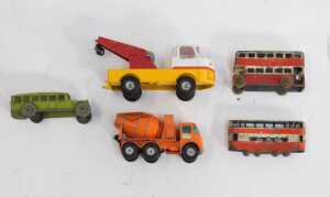 A group of toys, to include Meccano, playworn diecast vehicles to include a Qualitoys by Corgi... - 2