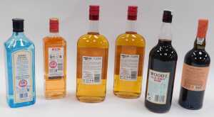 Alcohol, to include Bombay Sapphire, Mount Gay rum, Beefeater peach and raspberry gin, etc. (6) - 2