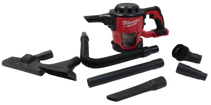 A Milwaukee handheld vacuum cleaner, M18, boxed.