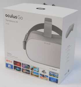 An Oculus Go standalone VR headset, 649B, boxed. - 2