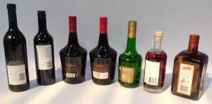 Alcohol, to include Tia Maria, Cointreau, Bols, etc. (7) - 2