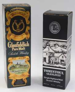 A bottle of Glenfiddich Pure Malt Scotch whisky, 75cl, together with a bottle of Tomintoul... - 3