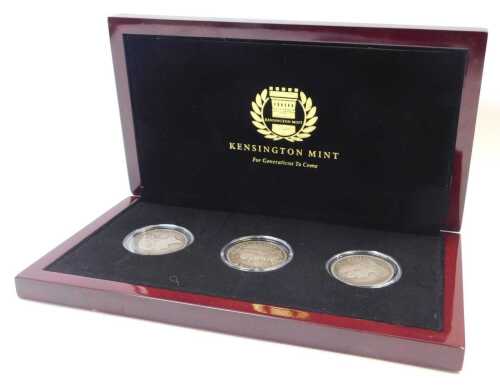 A Kensington Mint For Generations to Come Victorian half crown collection, comprising three half...