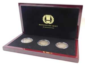 A Kensington Mint For Generations to Come Victorian half crown collection, comprising three half...