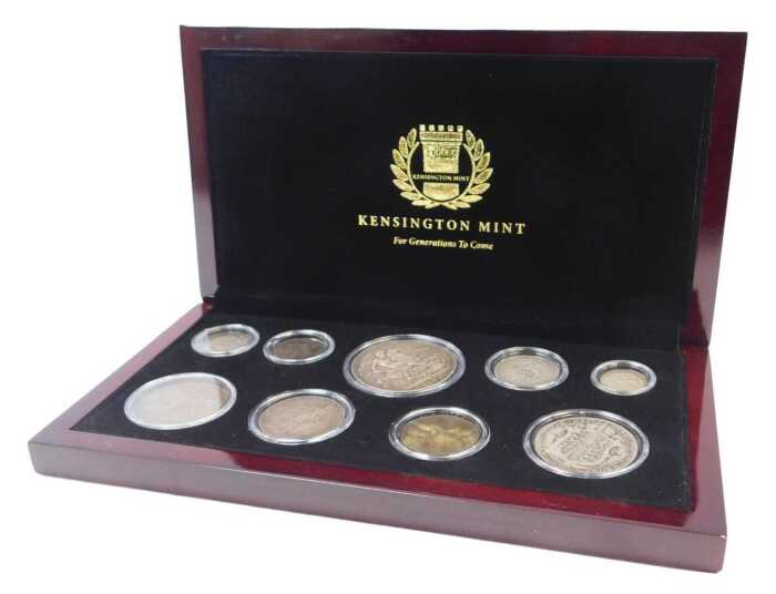 A Kensington Mint For Generations to Come King Edward VII coin collection, comprising nine coins...