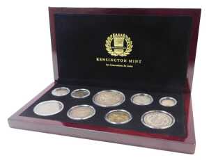 A Kensington Mint For Generations to Come King Edward VII coin collection, comprising nine coins...