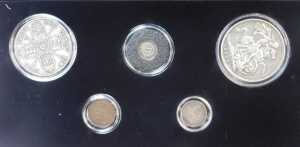 A Kensington Mint For Generations to Come Unique Victorian coin set, comprising five coins, to... - 2