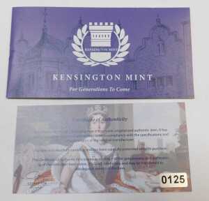 A Kensington Mint For Generations to Come Unique Victorian coin set, comprising five coins, to... - 3