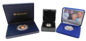 A Royal Mint 2025 silver proof sovereign, limited edition number 2974, boxed with certificate of...