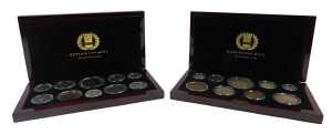 Two Kensington Mint For Generations to Come coin sets, comprising a 1935 Silver Jubilee set,...