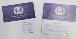 Two Kensington Mint For Generations to Come coin sets, comprising a 1935 Silver Jubilee set,... - 4