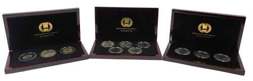 Three Kensington Mint For Generations to Come coin sets, comprising a Queen Elizabeth II Jubilee...