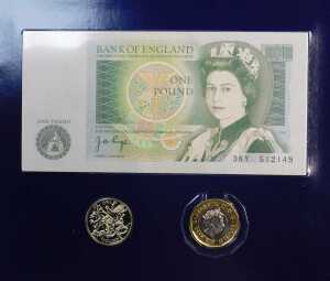 A Queen Elizabeth II fifty pence coin collection, comprising nine fifty pence coins, contained... - 2