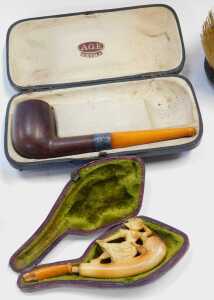 A group of small silver and other related items, to include an ebonised three piece dressing... - 5
