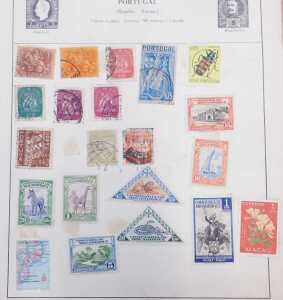 A Strand stamp album containing world stamps, to include European countries, Australia, etc.,... - 4