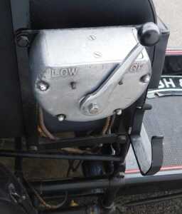 A 1936 Argson Electric three wheeled invalid carriage, registration DBH 889, in black trim with... - 8