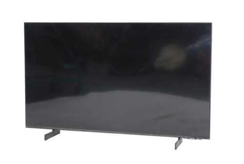 A Samsung 43" television, model number UE43CU80000K, with lead, remote, further remotes, and a...