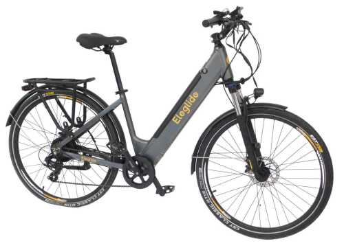 An Eleglide electric bicycle, with charger.