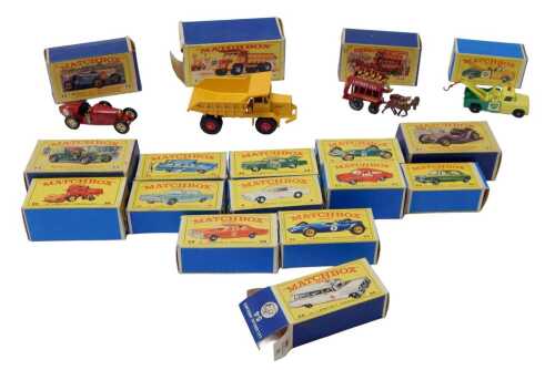 Matchbox Models of Yesteryear diecast vehicles, to include a Supercharged Bugatti Type 35, 1911...