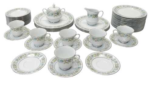 A Noritake porcelain Tradition pattern part dinner, tea and coffee service, to include four...