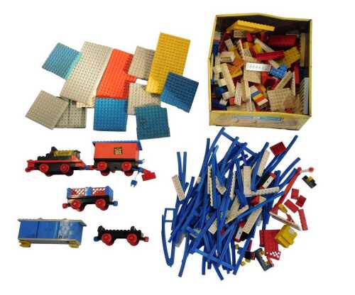 Lego, comprising a Lego System Set 181 International Transport Vehicle, together with various...