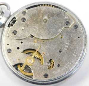 Three pocket watches, comprising a Smiths Empire stainless steel cased pocket watch, a Fides... - 7