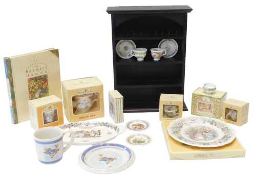 Royal Doulton Brambly Hedge and other ceramics, to include a miniature teapot, miniature...