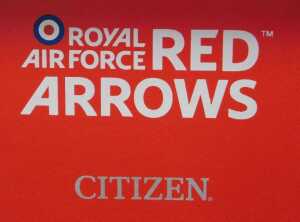 A Citizen Red Arrows chronograph wristwatch, limited edition number 2671/5000, the dial 4cm... - 4