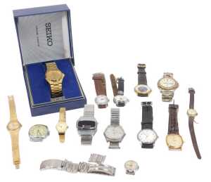 A quantity of gentleman's fashion watches, to include Timex quartz, Calibri, Constant, Ormont,...