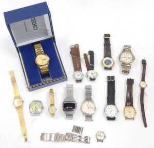 A quantity of gentleman's fashion watches, to include Timex quartz, Calibri, Constant, Ormont,... - 2