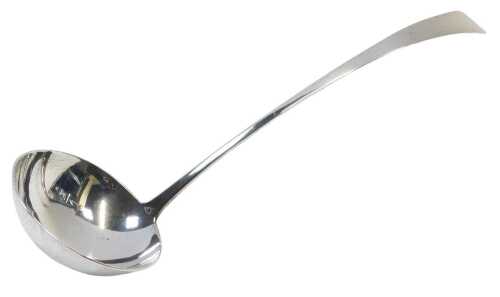 A George III Scottish silver Old English pattern soup ladle, possibly John Sinclair, Edinburgh...