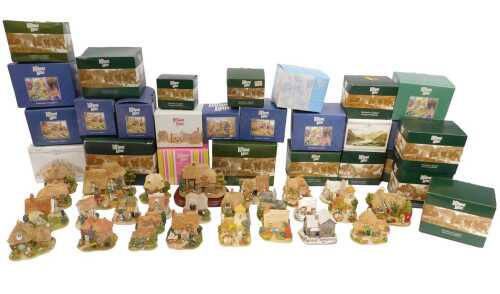 A group of Lilliput Lane cottages, all boxed, including Afternoon Tea, Happy 21st Birthday, St...