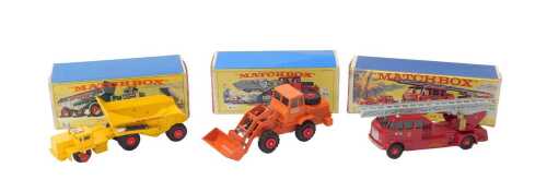 A diecast model of a KW-Dart dumper truck, bearing name Matchbox, in facsimile box, another...
