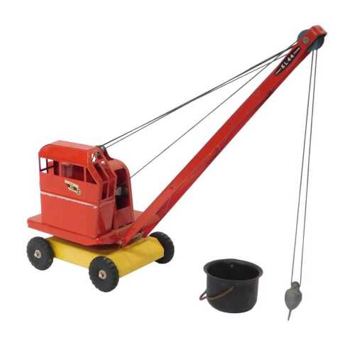 A K.&L. Steel Founder and Engineers Limited of Letchworth model of a Jones KL crane, with red...